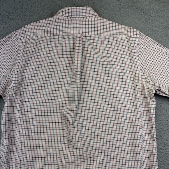 Ralph Lauren Shirt Mens Large Pink Blue Plaid Check Button Down Cotton Oxford - Picture 8 of 14